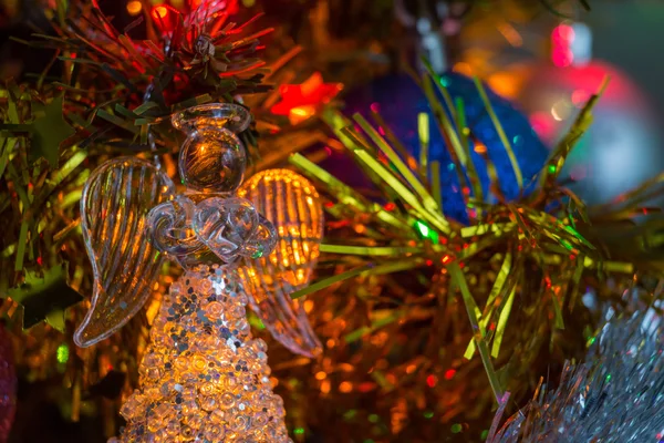 Kerst engel gemaakt van glas — Stockfoto