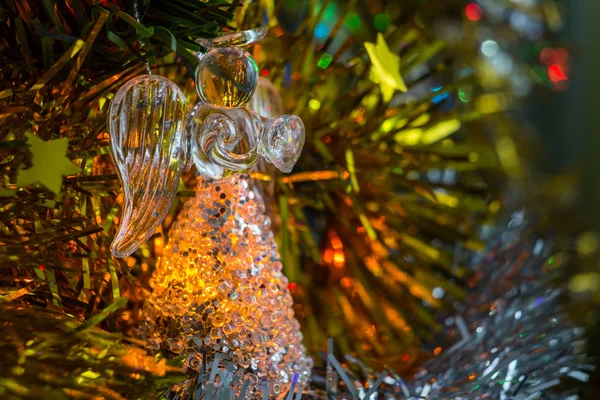 Christmas Angel made of glass — Stock Photo, Image