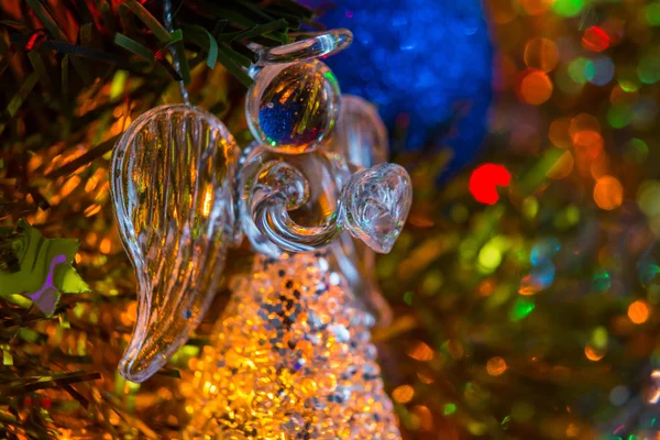 Weihnachtsengel aus Glas — Stockfoto