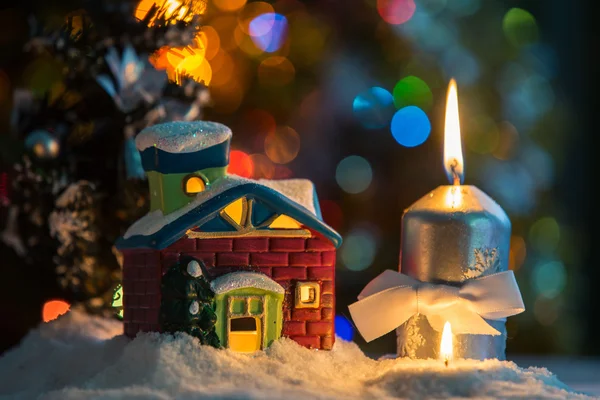 Karácsonyi játék ház — Stock Fotó