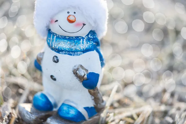 Niedliches Schneemannspielzeug — Stockfoto