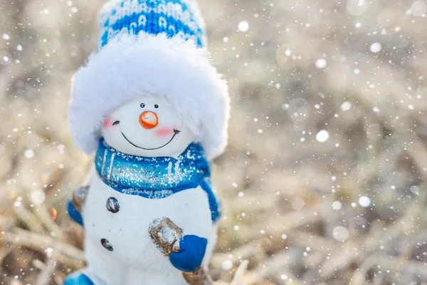 Niedliches Schneemannspielzeug — Stockfoto