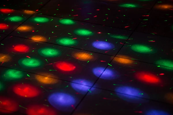 Gekleurde spotlights en soundlights — Stockfoto