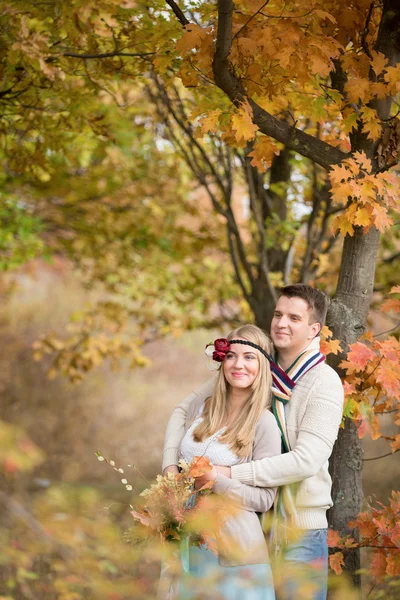 Matrimonio di autunno nello stile di boho — Foto Stock