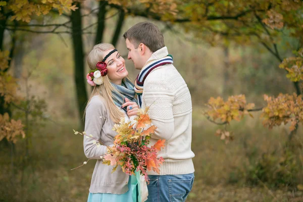 Осенняя свадьба в стиле бохо — стоковое фото
