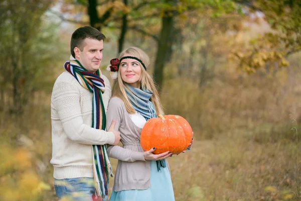 Matrimonio di autunno nello stile di boho — Foto Stock