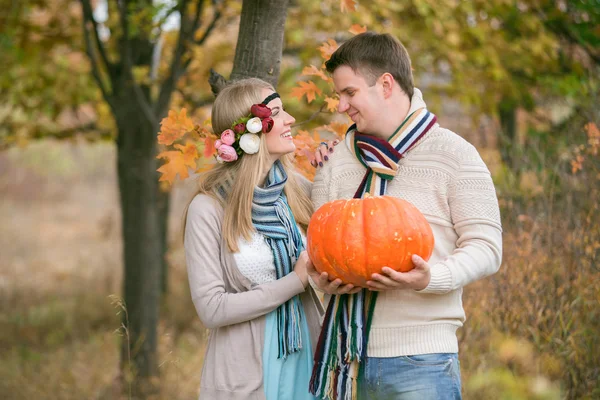 Matrimonio di autunno nello stile di boho — Foto Stock