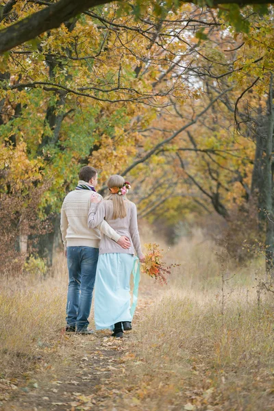 Matrimonio di autunno nello stile di boho — Foto Stock