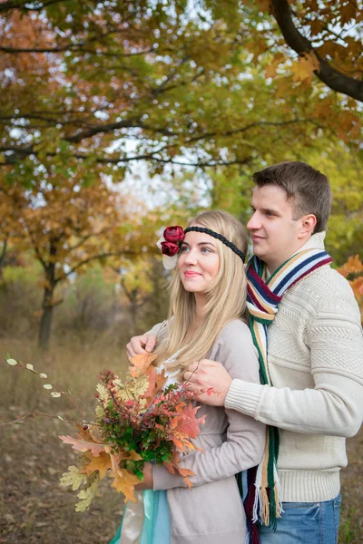 Boda de otoño al estilo del boho — Foto de Stock