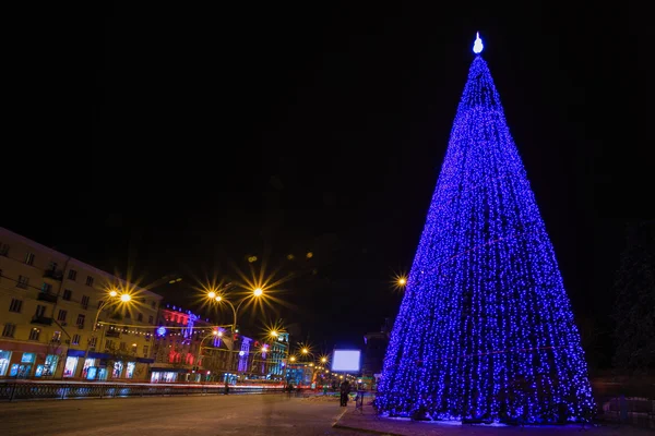 Árvore de Natal decorada — Fotografia de Stock