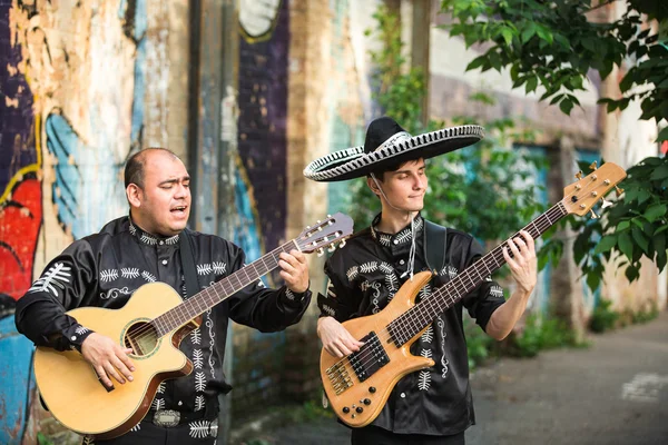 멕시코 거리 음악가 — 스톡 사진