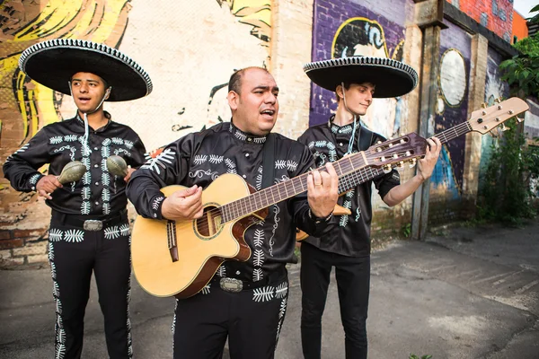 Musicisti di strada messicani — Foto Stock