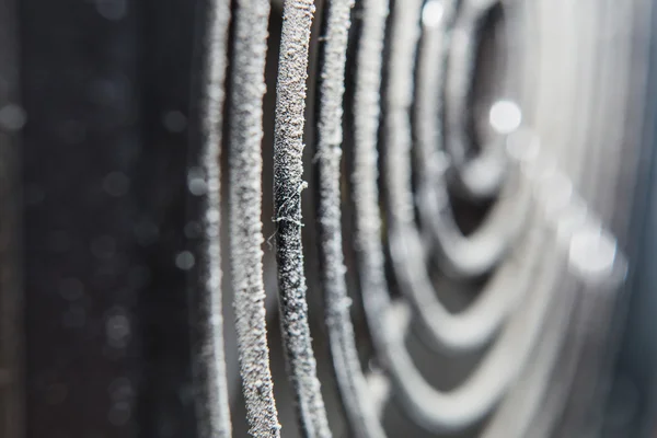 Computer fan with dust — Stock Photo, Image