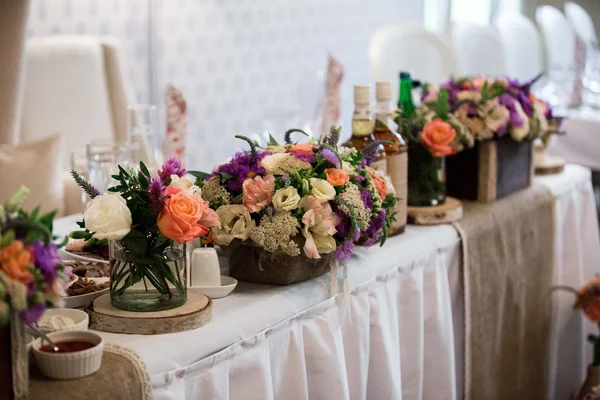 Decoração do casamento rústico — Fotografia de Stock