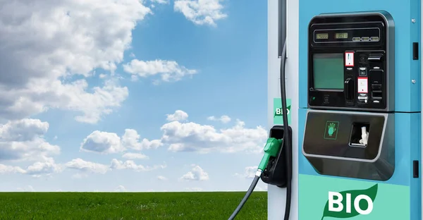 Biotreibstofftankstelle — Stockfoto
