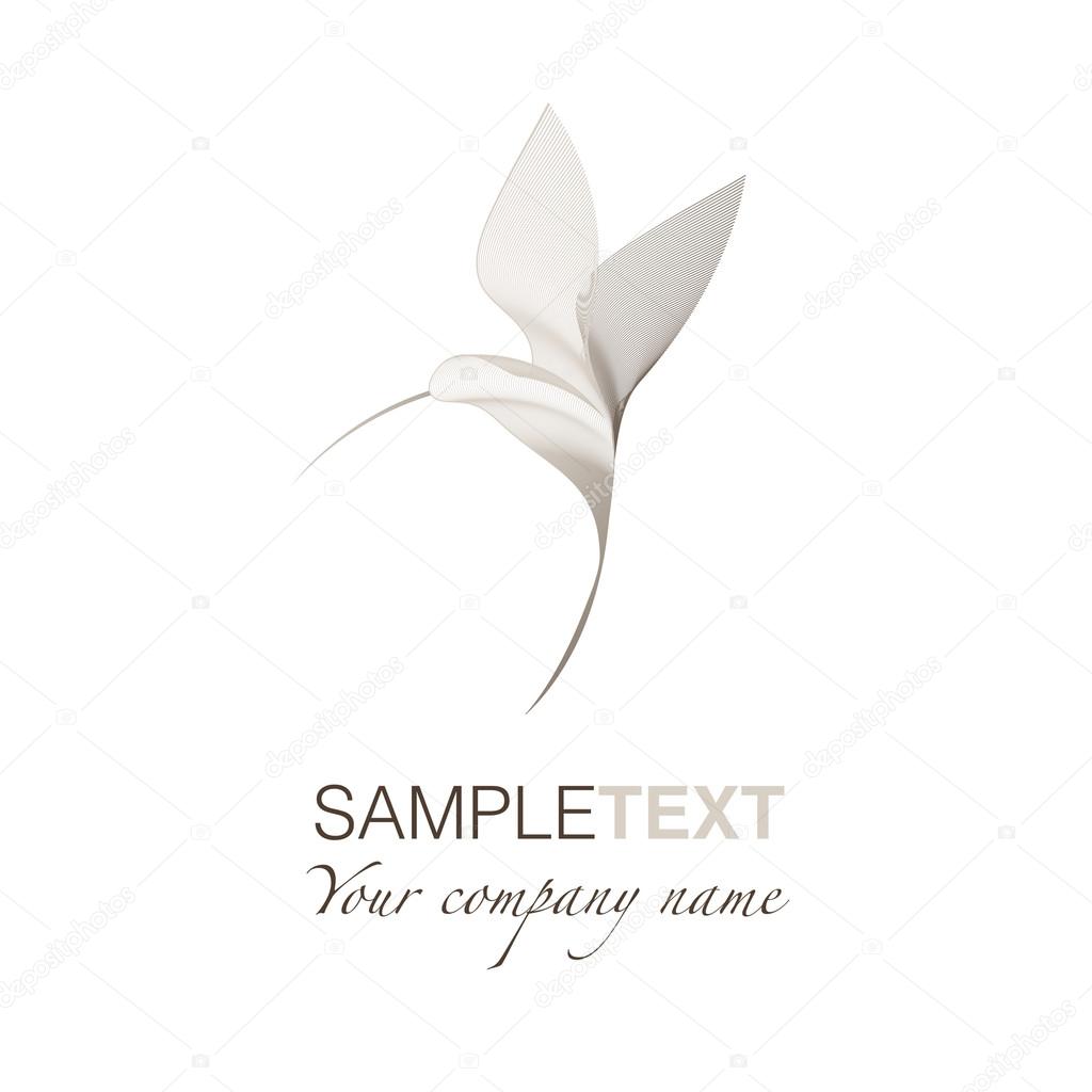 Hummingbird stylized. Good for logo