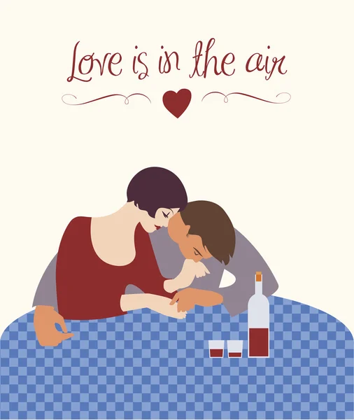 Love is in the air — Stock Vector