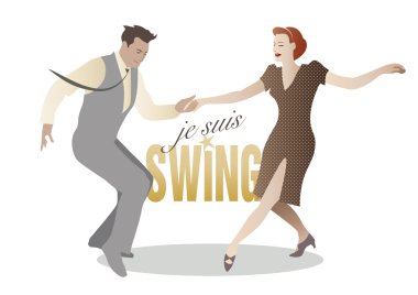 Je suis swing clipart