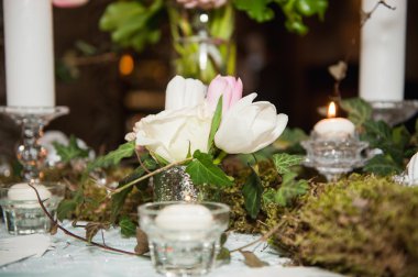 Düğün ya da olay için tablo ayarı