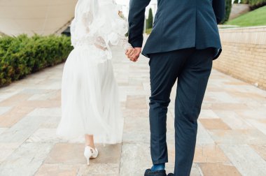 Sevgili Şehir Parkı üzerinde tutun el ile çalışan