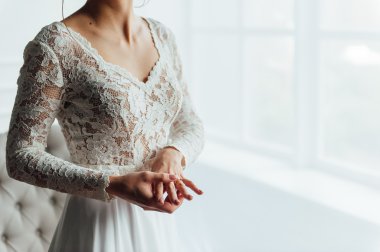 Düğün. Gelin. Hazırlıklar. Gelinlik.