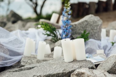 Düğün Fotoğraf bölge. Dekorasyon.