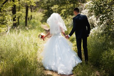 Sevgili Şehir Parkı üzerinde tutun el ile çalışan