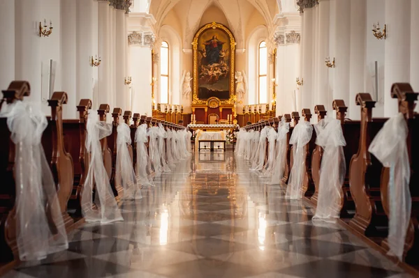 bir kilise kutsal bir düğün töreni önce resmini