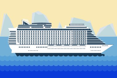 Yolcu gemisi. Vacation.Travel