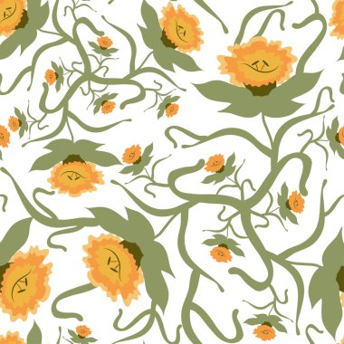 Kusursuz çiçek deseni