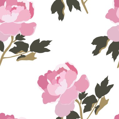 çiçek sorunsuz vektör desen