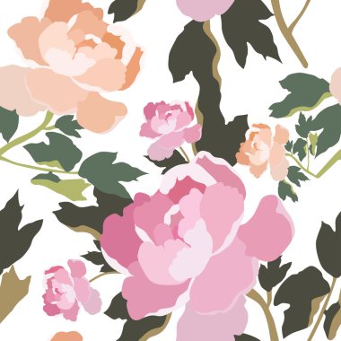 çiçek sorunsuz vektör desen