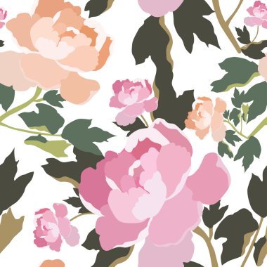 çiçek sorunsuz vektör desen