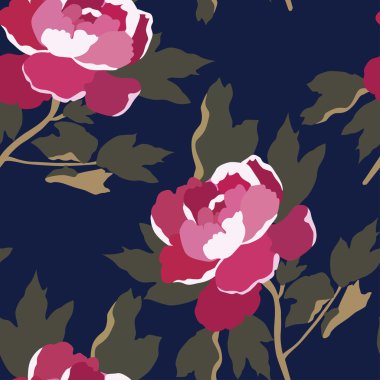 çiçek sorunsuz vektör desen