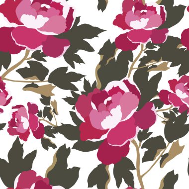 çiçek sorunsuz vektör desen