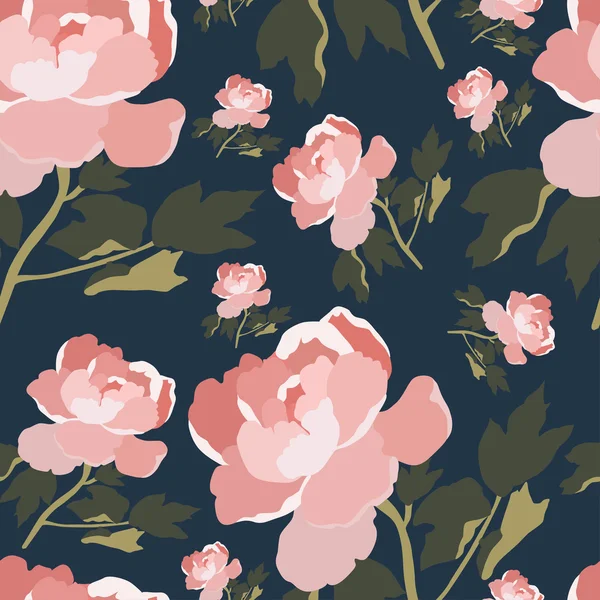 Floral seamless vector pattern — Stock Vector