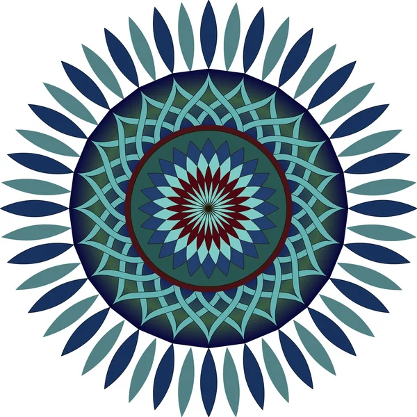 Mandala colorido abstrato — Fotografia de Stock