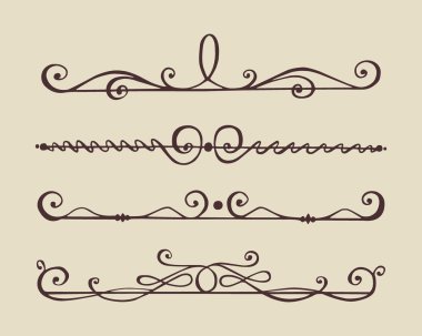 Vintage kenarlık kümesi