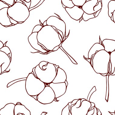 Pamuk çiçek deseni