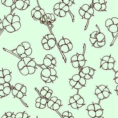 Pamuk çiçek deseni