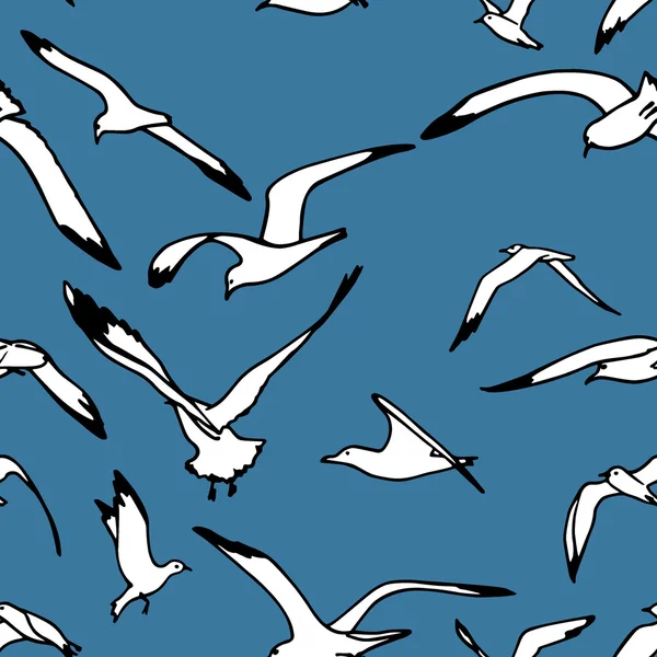 海鸥模式 — 图库矢量图片