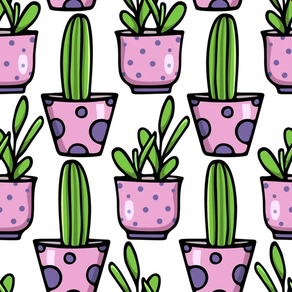 El çizimi kaktüs deseni