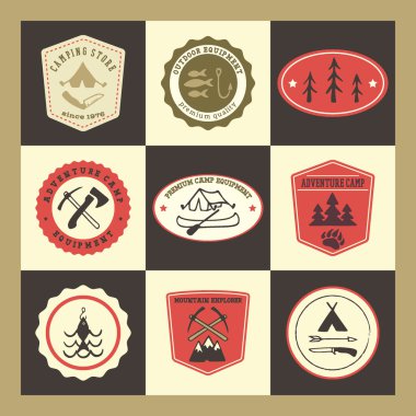 Kamp rozetini seti