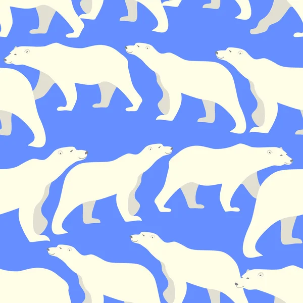 Motif ours polaires — Image vectorielle