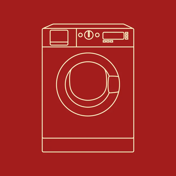 Washing machine icon — Stock Vector