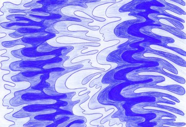 arka plan dalgalı çizgili mavi kalem