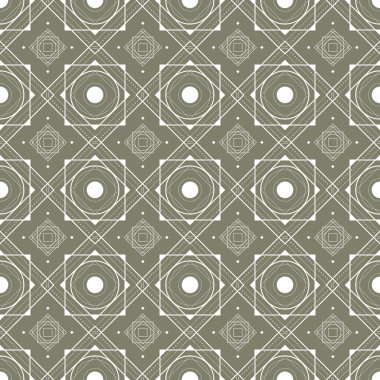 Vektör dikişsiz desen - gri renklerde soyut Kare desen. Soyut arka plan. Web arka planı