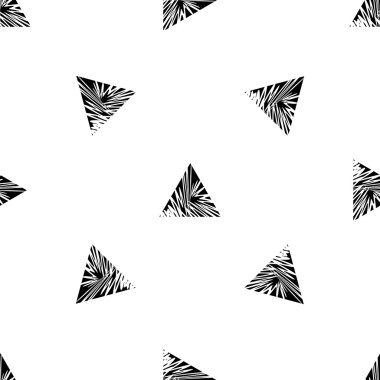 Vektör seamless modeli mürekkeple yapılmış. Kumaş deseni izole