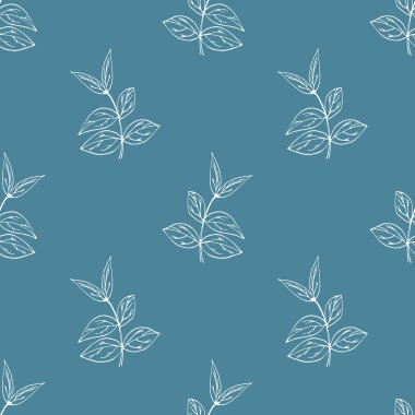 Sorunsuz vektör arka plan. Çiçek desenli. Kumaş tasarım