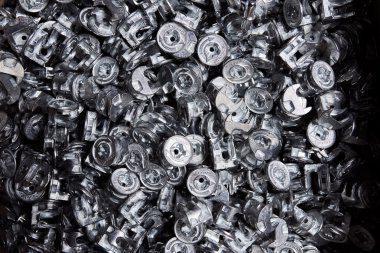 çok sayıda arka plan. mobilya vidaları